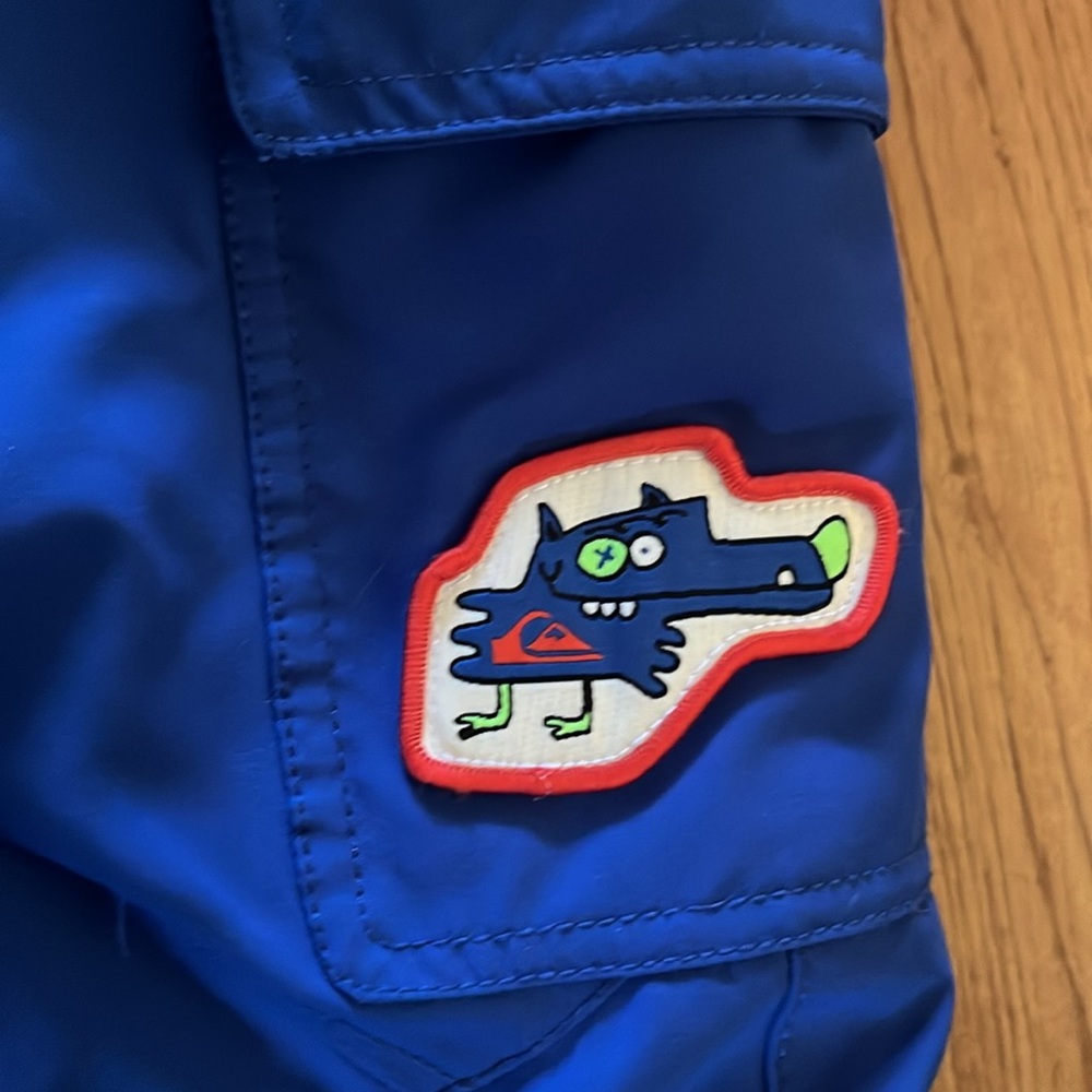 Quicksilver | blue snow bibs toddler size 2 adjustable straps zip front - Picture 3 of 11